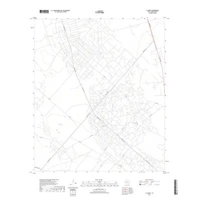 2019 Map of 7 L Ranch, 2019 Print