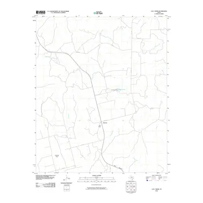 2010 Map of A B C Creek, 2010 Print