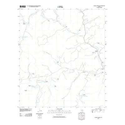 2010 Map of A Bar A Ranch, 2010 Print