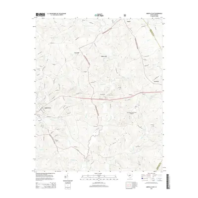 2014 Map of Abbeville East, 2014 Print