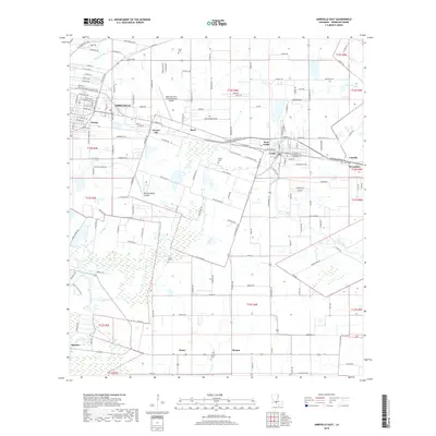 2018 Map of Abbeville East, 2018 Print