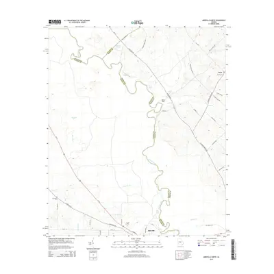 2014 Map of Abbeville North, 2014 Print