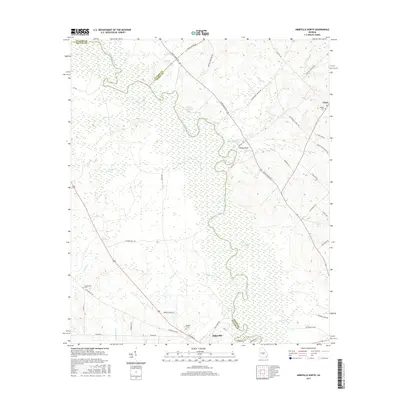 2017 Map of Abbeville North, 2017 Print