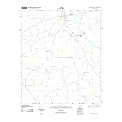 2011 Map of Abbeville South, 2011 Print