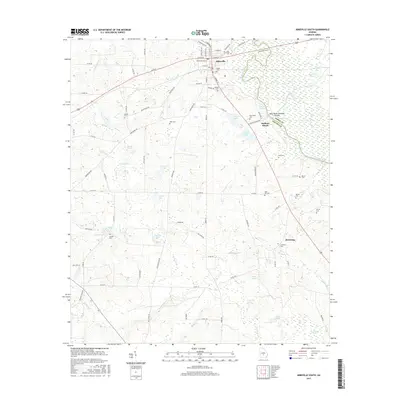 2017 Map of Abbeville South, 2017 Print