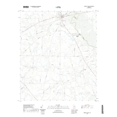 2020 Map of Abbeville South, 2020 Print