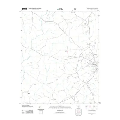 2011 Map of Abbeville West, 2011 Print