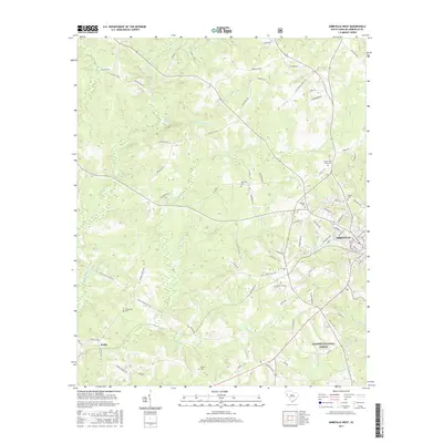 2017 Map of Abbeville West, 2017 Print