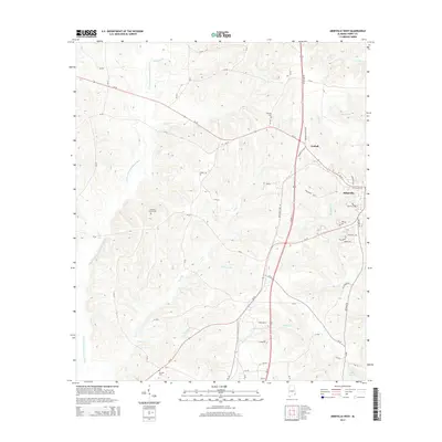 2014 Map of Abbeville West, 2014 Print