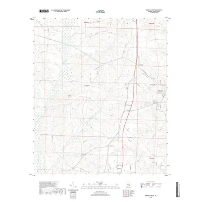 2018 Map of Abbeville West, 2018 Print