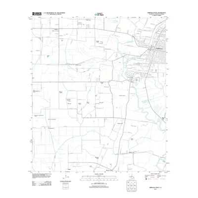 2012 Map of Abbeville West, 2012 Print
