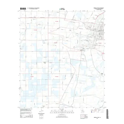 2015 Map of Abbeville West, 2015 Print