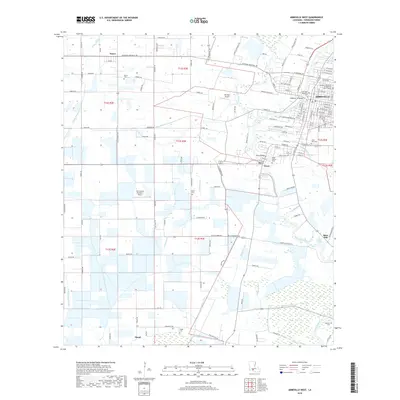 2018 Map of Abbeville West, 2018 Print