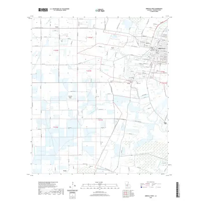 2020 Map of Abbeville West, 2020 Print