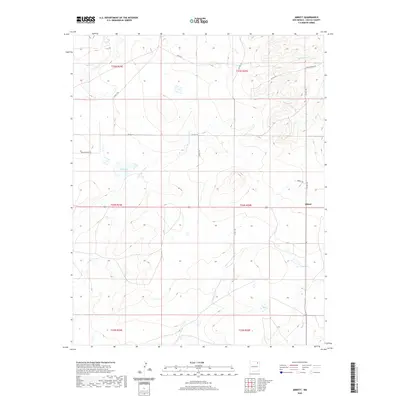 2020 Map of Abbott, 2020 Print