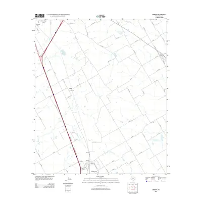 2012 Map of Abbott, 2012 Print