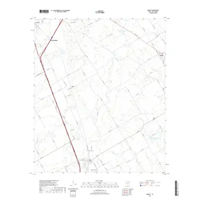 2019 Map of Abbott, 2019 Print