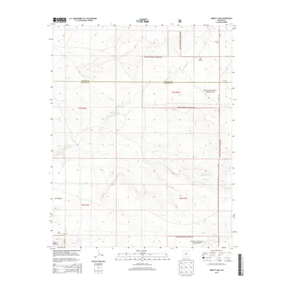 2013 Map of Abbott Lake, 2013 Print