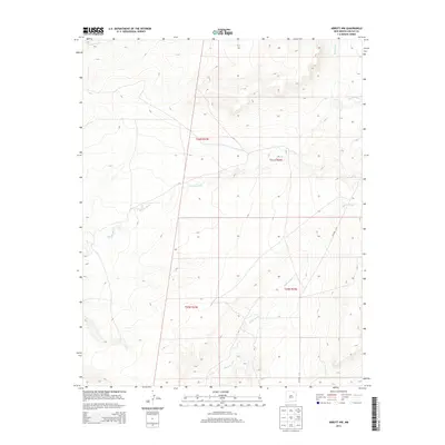 2013 Map of Abbott NW, 2013 Print