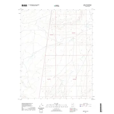 2020 Map of Abbott NW, 2020 Print