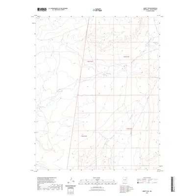 2023 Map of Abbott NW, 2023 Print