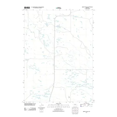 2011 Map of Abbott Ranch, 2011 Print