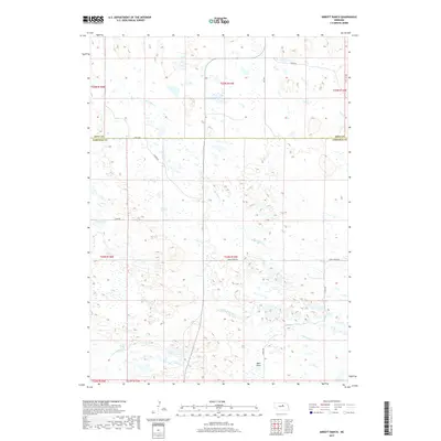 2017 Map of Abbott Ranch, 2017 Print