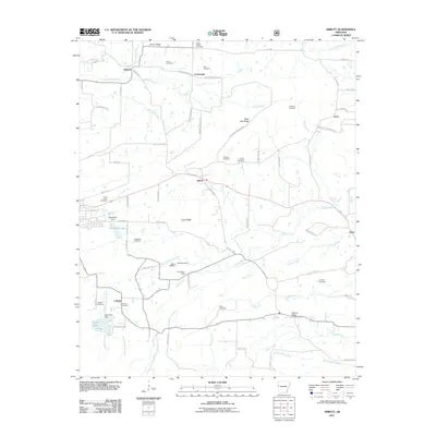 2011 Map of Abbott, 2011 Print