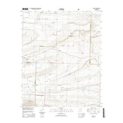 2014 Map of Abbott, 2014 Print