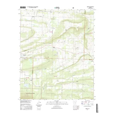 2017 Map of Abbott, 2017 Print