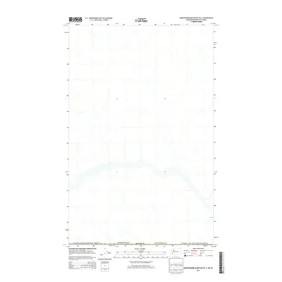 2014 Map of Abercrombie Mountain OE N, 2014 Print