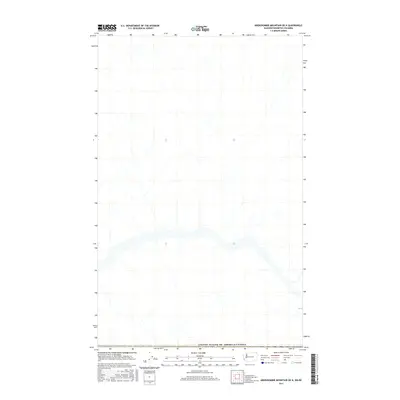 2017 Map of Abercrombie Mountain OE N, 2017 Print
