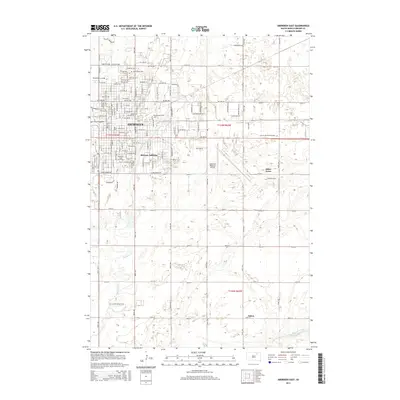 2015 Map of Aberdeen East, 2015 Print