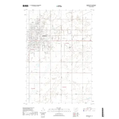 2017 Map of Aberdeen East, 2017 Print