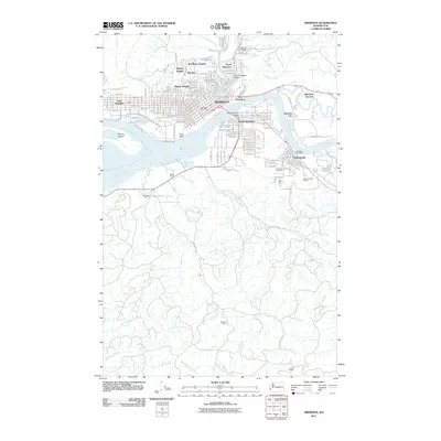2011 Map of Aberdeen, 2011 Print