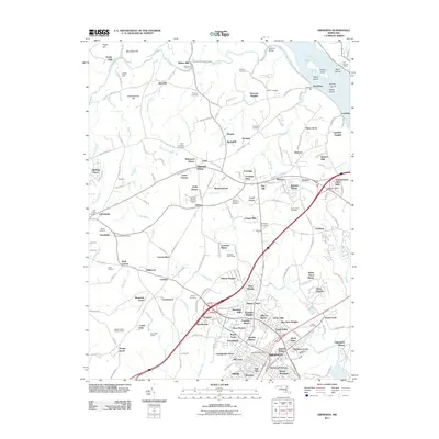 2011 Map of Aberdeen, 2011 Print