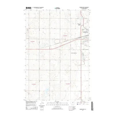 2015 Map of Aberdeen West, 2015 Print