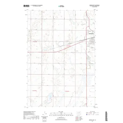2017 Map of Aberdeen West, 2017 Print