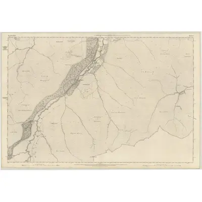 1866 Map of Aberdeenshire, Sheet C, 1869 Print