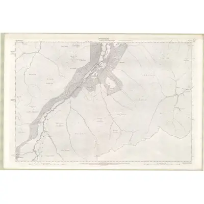 1900 Map of Aberdeenshire Sheet C, 1902 Print