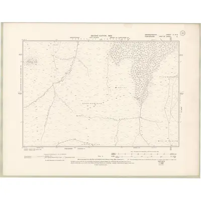 1900 Map of Aberdeenshire Sheet CI.NE, 1902 Print