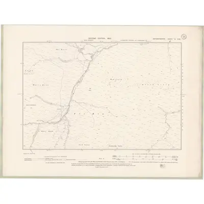 1900 Map of Aberdeenshire Sheet CI.NW, 1902 Print