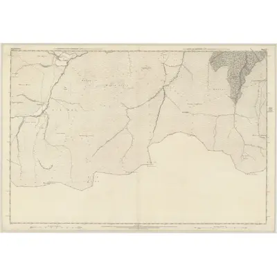 1865 Map of Aberdeenshire, Sheet CI, 1869 Print