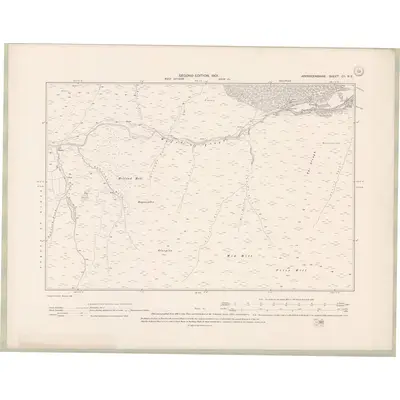 1899 Map of Aberdeenshire Sheet CII.NE, 1901 Print