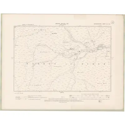 1900 Map of Aberdeenshire Sheet CII.NW, 1902 Print