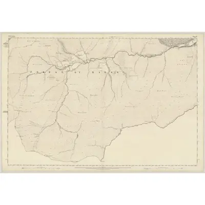 1865 Map of Aberdeenshire, Sheet CII, 1869 Print