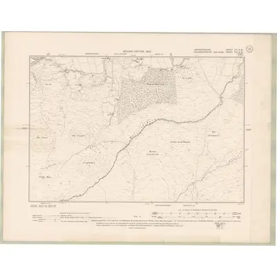 1899 Map of Aberdeenshire Sheet CIII.NW, 1901 Print