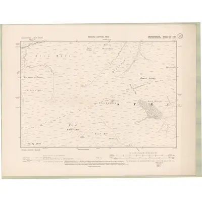 1899 Map of Aberdeenshire Sheet CIII.SW, 1903 Print