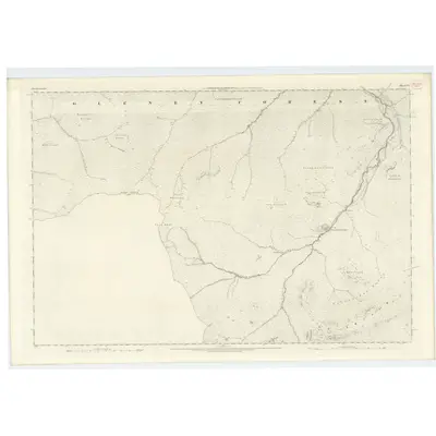 1866 Map of Aberdeenshire, Sheet CV, 1869 Print