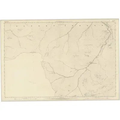 1866 Map of Aberdeenshire, Sheet CV, 1869 Print